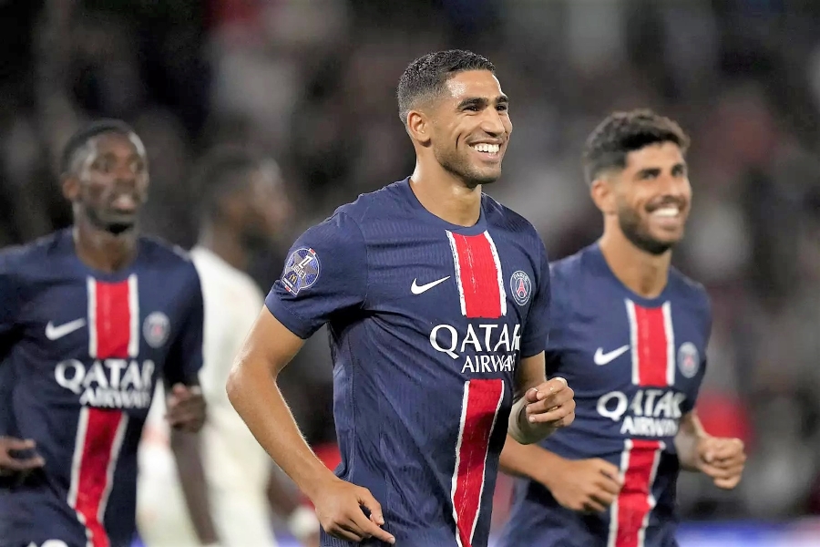 Les joueurs du PSG