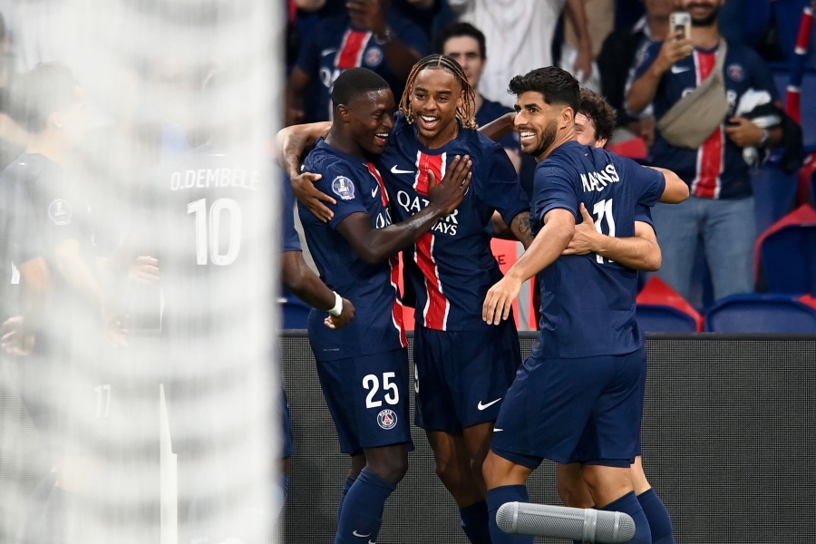 Les joueurs du PSG