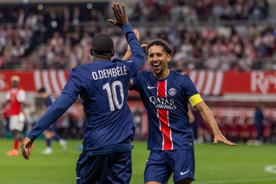 Ousmane Dembélé et Marquinhos