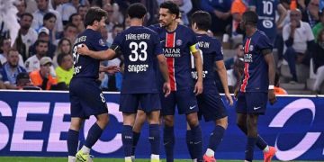 Les joueurs du PSG