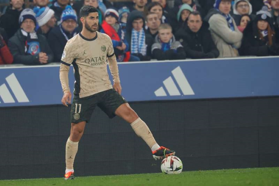 Marco Asensio face à Strasbourg le 2 février 2024