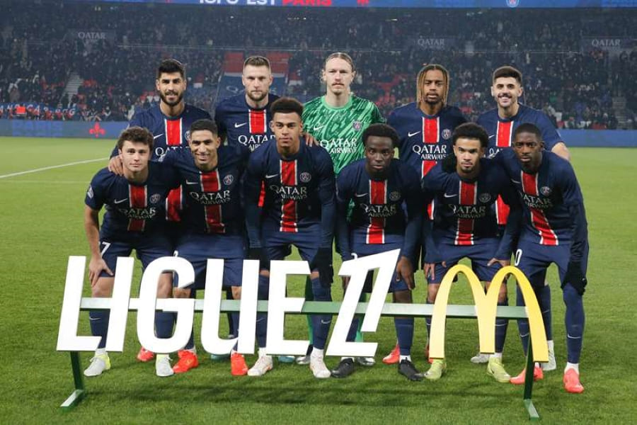 Le onze de départ parisien face au Toulouse FC