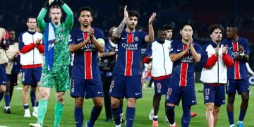 Les joueurs du PSG en Champions League