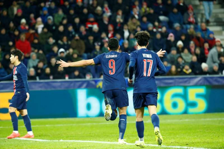 Gonçalo Ramos (9), buteur contre Salzbourg