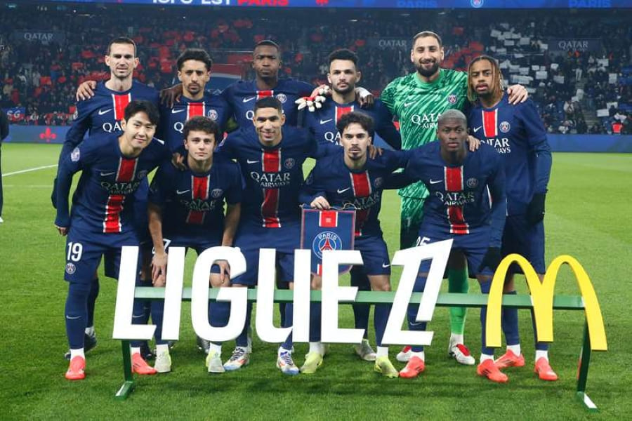 Le onze de départ parisien face au FC Nantes