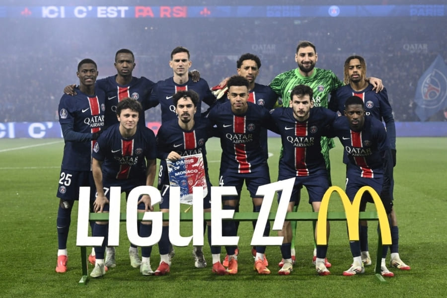 Le onze de départ parisien face à l'AS Monaco