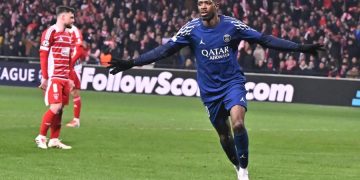 Ousmane Dembélé face à Brest