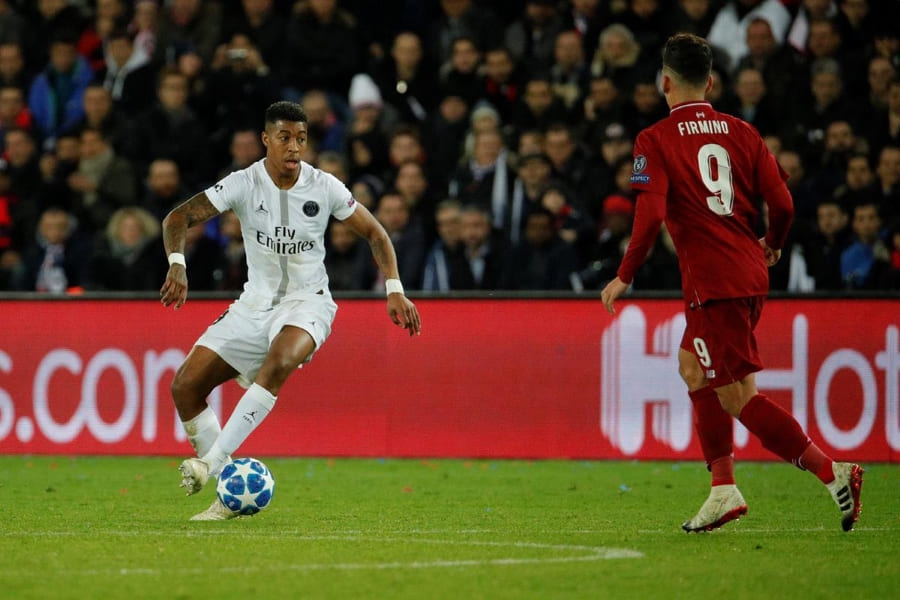 Presnel Kimpembe contre Liverpool le 28 novembre 2018