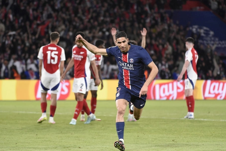 Achraf Hakimi, auteur du but de la victoire face à Arsenal