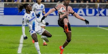 Ousmane Dembélé face à l'AJ Auxerre