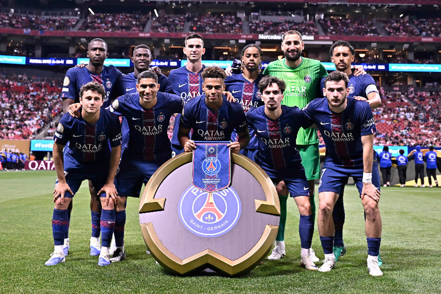 Le onze parisien contre l'Inter Miami