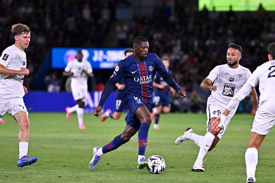 Ousmane Dembélé face au SCO Angers