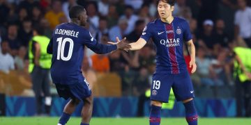 Ousmane Dembélé et Lee Kang-In (19)