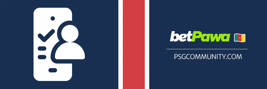 Inscription Betpawa via l'application mobile