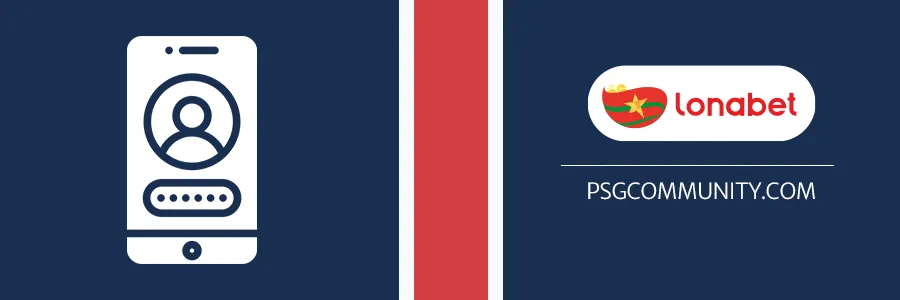 Inscription Lonabet via l'application mobile