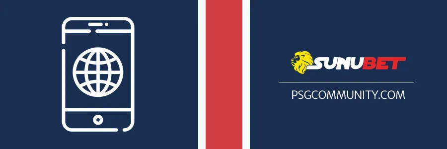 Inscription Sunubet sur mobile